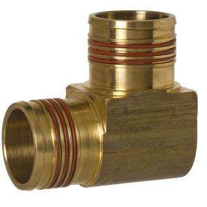 Sioux Chief 1/2 In. Brass PEX 90 Degree Barb X Barb Elbow 642XB2PK5 at 