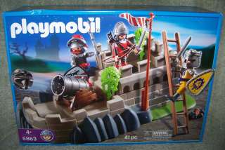 NEW PLAYMOBIL KNIGHTS FORT ACTION SET #5863  