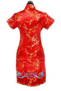 Chinesisch Abendkleid Robe MINI Kleid Qipao CQM001 4  