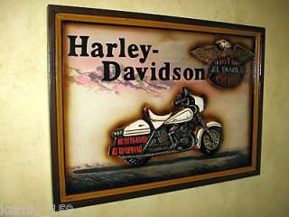 Bild Motorrad Route 66 Kult Art Stil Deco USA Harley  