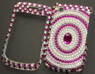 Luxus Cover Hülle Bling Strass Blackberry 8520 Curve  