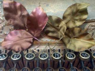 VINTAGE TRI LEAVES SILK hand wrapped JAPAN 1940s 2x3  