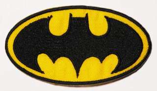 BATMAN   Classic Movie Bat Logo Embroidered Patch   #2  