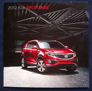 Prospekt brochure 2012 Kia Sportage (USA)  
