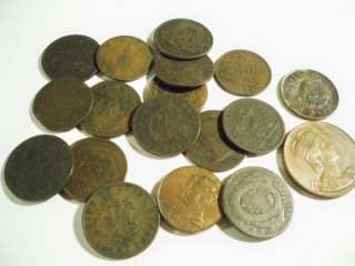 CANADA LOT 0F 18 TOKENS 1800s 1900s  