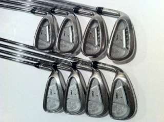 TaylorMade RAC OS Iron set 3 PW LEFT HANDED Stiff Steel Shafts  