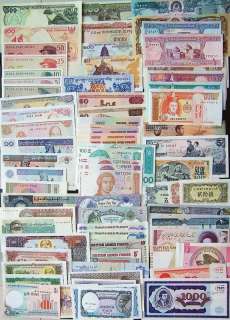 NEW Paper Money 100 World Banknotes UNC high quality  