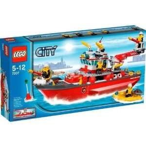 LEGO City 7207   Feuerwehrschiff  Spielzeug