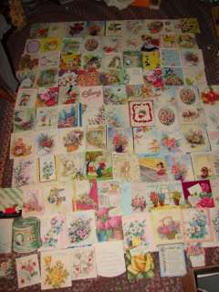 VTG LOT OF 147 CARDS (USED) GET WELL, BIRTHDAY AND MORE  
