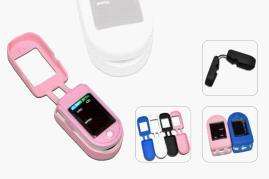 Finger Pulse Oximeter Spo2 Fingertip with rubber case 2012 new  FDA CE 