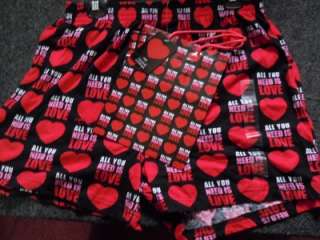 Mens Valentines Boxers~Gift Bag~Sz Large NEW  