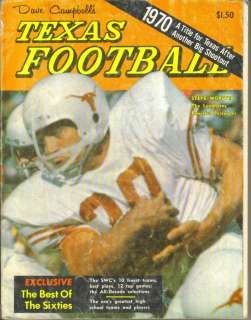 1970 Dave Campbells Texas Football Magazine    Worster  