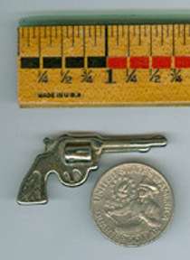 TINY OLD GUN OR PISTOL NIC/IRON 1 11/16 LONG GUARANTEED OLD 