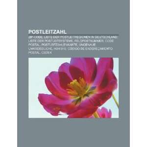 Postleitzahl Zip Code, Liste Der Postleitregionen in Deutschland 