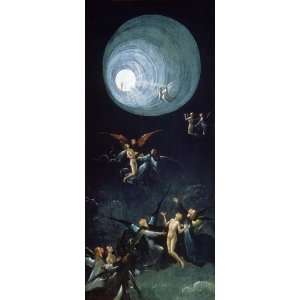 Kunstdruck (50 x 103, Bosch) von Der Aufstieg in das himmlische 