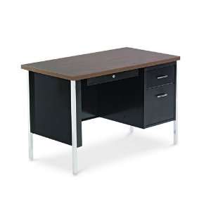  Alera : Single Pedestal Steel Desk, 45w x 24d x 29 1/2h 
