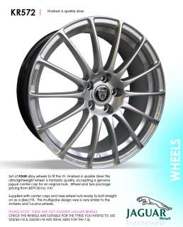 18 JAGUAR alloy wheels for xf tuccana antares style  
