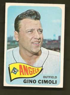 Gino Cimoli Los Angeles Angels 1965 Topps Card #569  