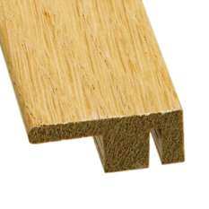 Solid Oak Wood Floor Square Edge End Threshold 2.7m  