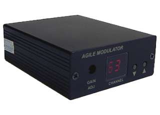 Universal Composite A/V To RF Coax Agile Modulator For NTSC PAL B/G/D 