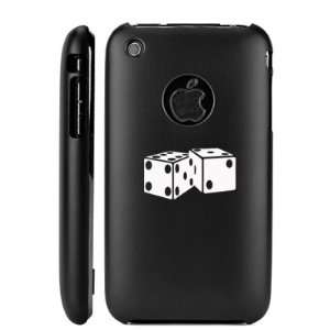   Black E359 Aluminum Metal Back Case Dice Cell Phones & Accessories
