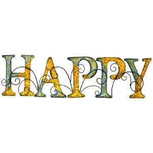  Link Direct A03921 UPS Metal HAPPY Wall Plaque: Home 