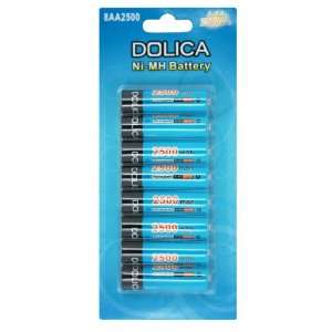  Dolica 8AA2500 8 pack AA rechargeable batteries Camera 