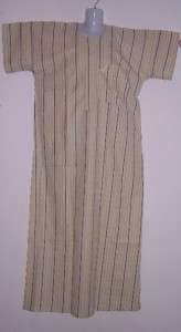 Short Sleeved ethnic Egyptian mens long kaftan (galabeya/jilbab).