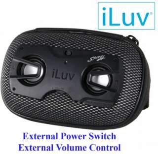 iLuv ISP120 BLK Portable Speaker Outdoor Case iPod, iPhone,  