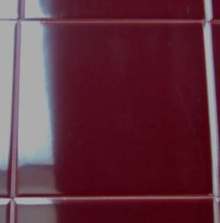 Maroon/Wine Colour Bathroom/Kitchen Wall Tiles Johnsons  