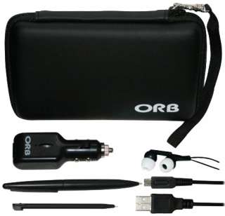 ORB BLACK 6 PIECE ACCESSORY PACK FOR NINTENDO DSi XL  