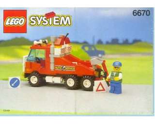 LEGO 6670 Autocarro soccorso stradale Legoland Town Idea Regalo