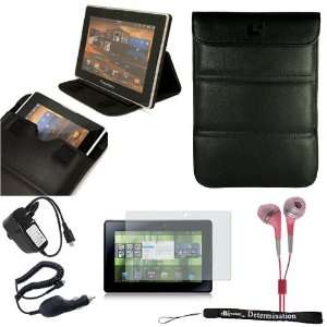 Leather Cover Sleeve Carrying Case can easily be converted to a stand 