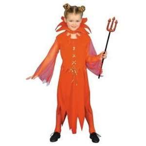  Smiffys Girls Devil Halloween Fancy Dress Costume 6 8 