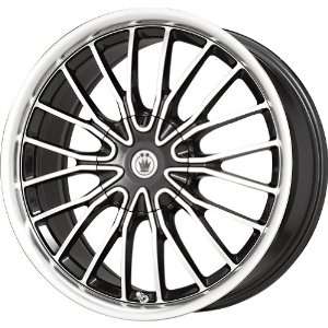  Konig Black Wheel with Machined Face (17x7.5/5x100mm 