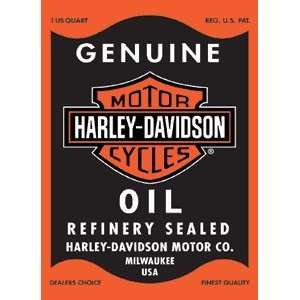   Harley Davidson Classic style Genuine Motor Oil Sign 