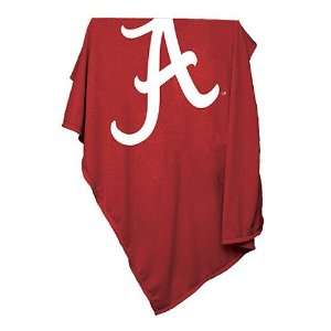    Alabama Crimson Tide NCAA Sweatshirt Blanket Throw