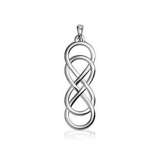 Medium Double Infinity Symbol Charm, Best Friends Forever Charm 