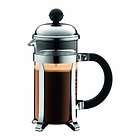 BODUM Brazil French Press 3 Cup Coffee Maker, 0.35 Litre/ 12 oz, Red