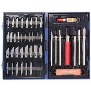  48 piece Hobby Knife Set and Case
