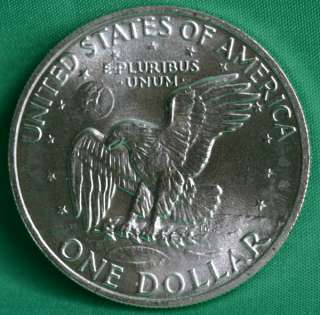 1972 S Eisenhower Dollar BU Silver Blue Ike $ 1972 40% Silver 