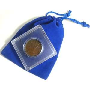  1941 Australia Half Penny Coin in Case & Gift Bag KM#41 