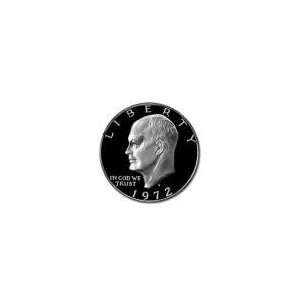  1972 S Eisenhower Uncirculated Silver Dollar Everything 