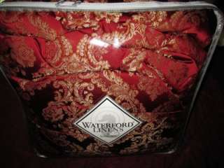 Waterford BRYANNE Ruby Comforter Set, Shams, Bedskirt  