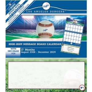   Angeles Dodgers MLB 17 Month Message Board Calendar