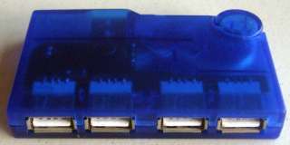 Ports USB HUB Blue with extension cable  
