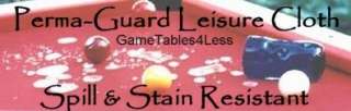 foot POOL TABLE BILLIARD FELT ~ STAIN RESISTANT ~ RED  