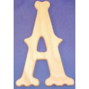  Western Wood Wall Letter 10 Inch A