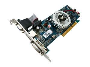   512MB 64 bit DDR3 AGP 4X/8X HDCP Ready Low Profile Ready Video Card