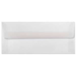  #10 Square Flap Envelopes (4 1/8 x 9 1/2)   Clear 